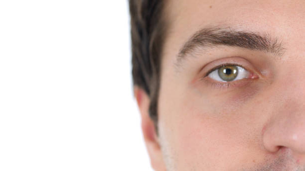 istock Blinking One Eye of Man, Close Up 836098862