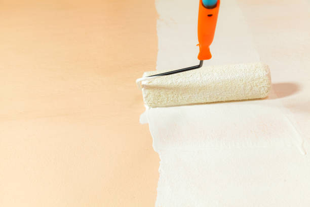 istock Painter painting the walls 836099702