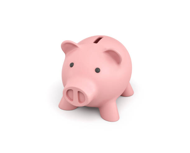 istock 3d rendering of a pink ceramic piggy bank isolated on white background 836101770