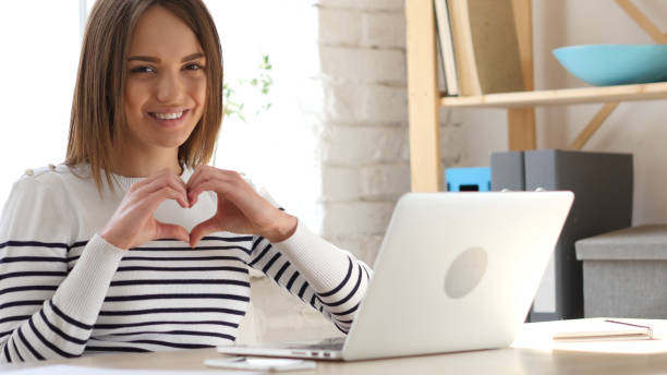 istock Heart Sign by Beautiful Woman 836102598