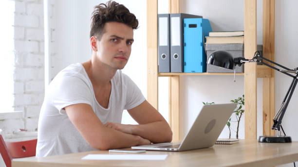 istock Angry Man Rejecting Deal, Expressing Denial 836103000