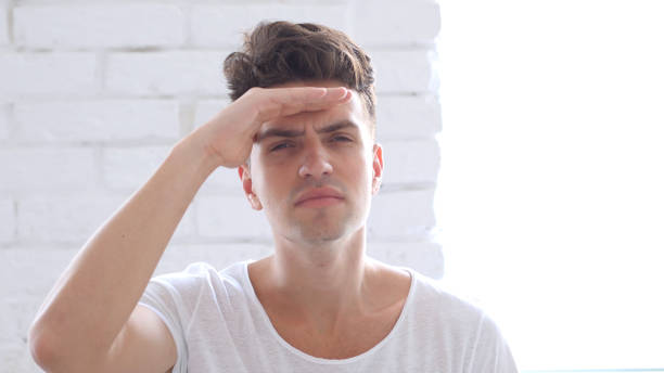 istock Searching, Finding Gesture by Young Man, Portrait 836103132