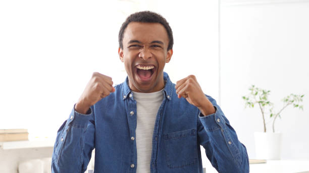 istock Celebrating Successful Afro-American Man, Portrait 836109170
