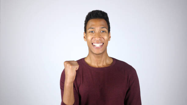 istock Achieving Goal, Excitement of Winning, Successful Afro-American Man 836112862