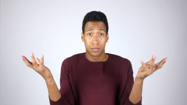 istock Unsatisfied Afro-American Man Reacting on Task Failure, Upset 836112920