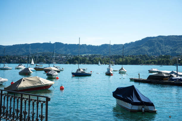 istock boat on lake zurich in summer 836113488