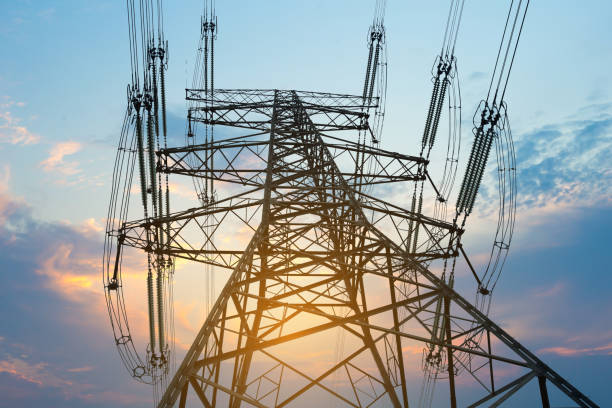 istock Pylon and transmission power line in sunset 836124644