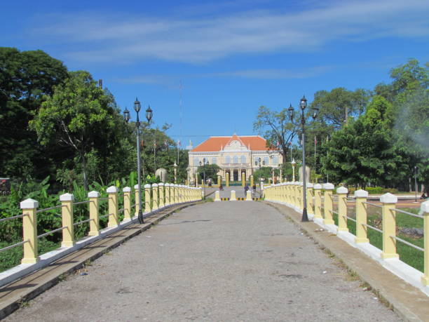 istock Colonial architecture governor mansion in Battambang Cambodia 836127706