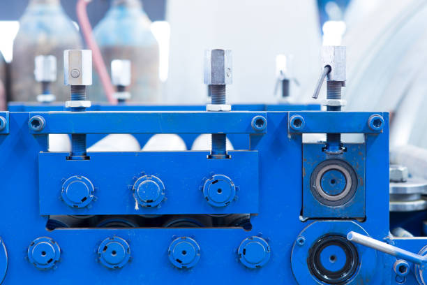 istock machine for slitting/cutting/stripping steel sheet 836127892