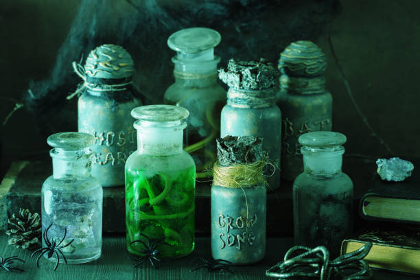 istock witch apothecary jars magic potions halloween decoration 836131546