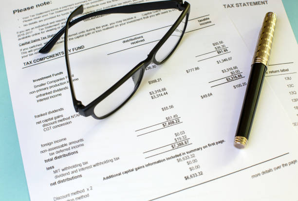 istock Investment Tax Statement 836132348