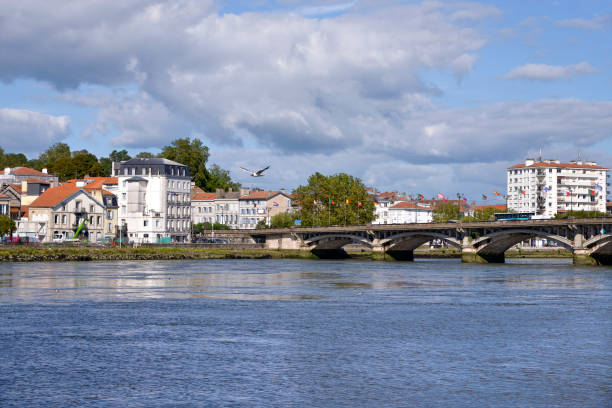 istock River at Bayonne in France 836132754