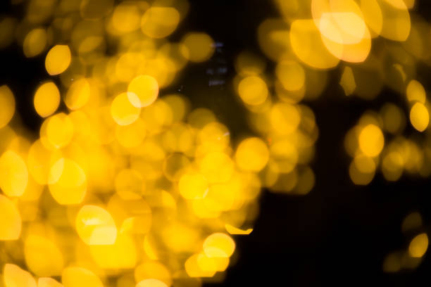 bokeh circular abstracto círculos bokeh defocused luces fácula fondo para composiciones de fondo o foto de navidad. - bookeh defocused abstract decoration fotografías e imágenes de stock