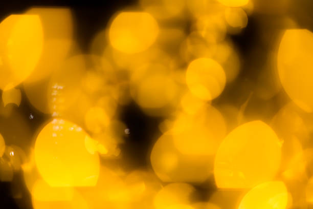 bokeh circular abstracto círculos bokeh defocused luces fácula fondo para composiciones de fondo o foto de navidad. - bookeh defocused abstract decoration fotografías e imágenes de stock