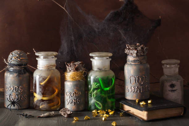 istock witch apothecary jars magic potions halloween decoration 836136270