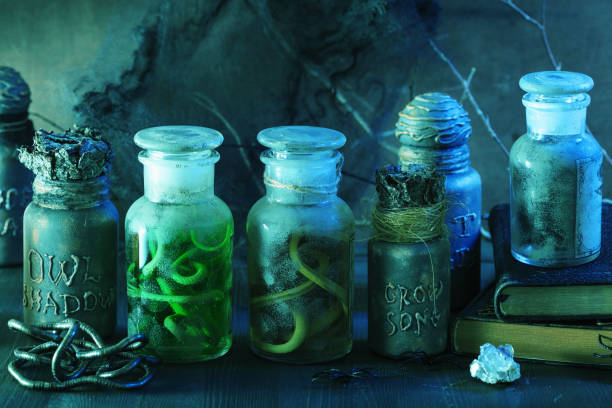 istock witch apothecary jars magic potions halloween decoration 836138776