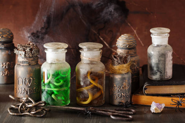 istock witch apothecary jars magic potions halloween decoration 836138966