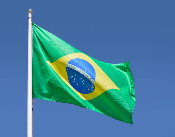 The flag of Brazil