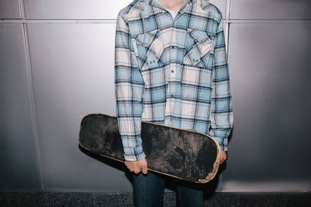 istock Skateboarder with skateboard. Street style 836164332