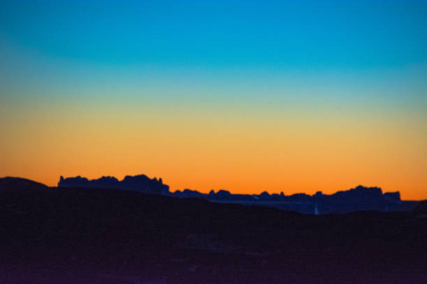 istock Moon on a dusky evening at Antarctica 836171678