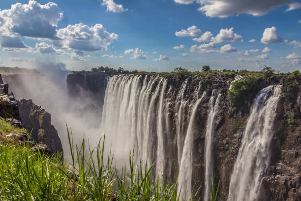 istock Nice view of Victoria Falls in Zambia 836176030