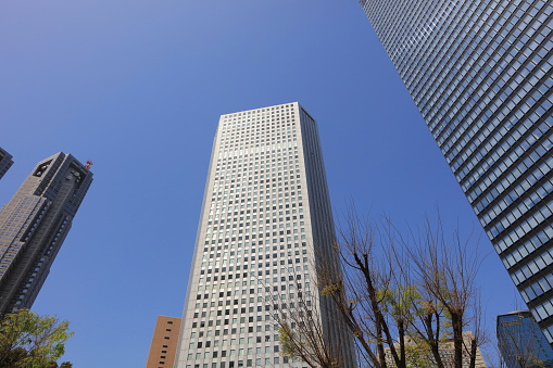 Office buildings at Shinjuku, Tokyo on 2016