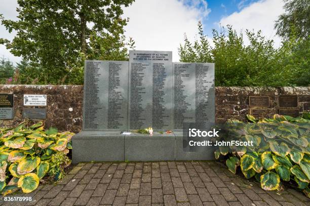 Garden Of Remembrance For The Victims Of The Lockerbie Disaster Stock Photo - Download Image Now