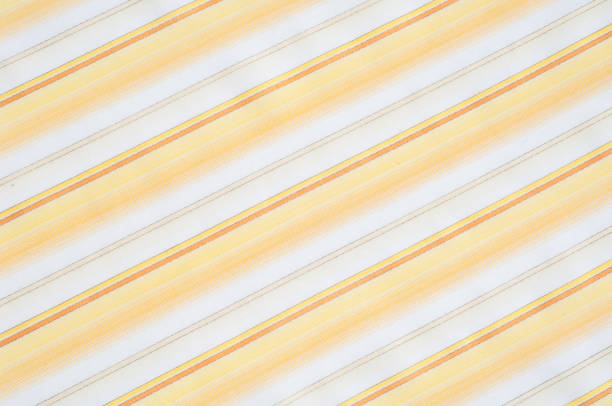 istock Cotton fabric texture, background, striped, with yellow stripes 836184466