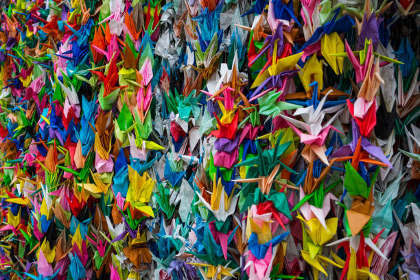 istock Paper Cranes Japan 836188654