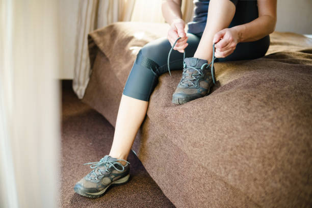 istock Woman getting ready for morning run. 836191718