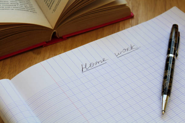 istock copybook and books on the table 836196028