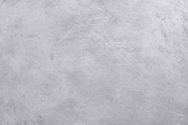 istock aluminium texture background, scratches on stainless steel. 836196574
