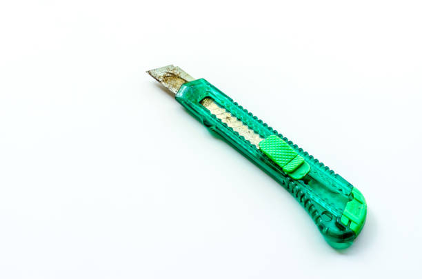 Green Cutter on the white background