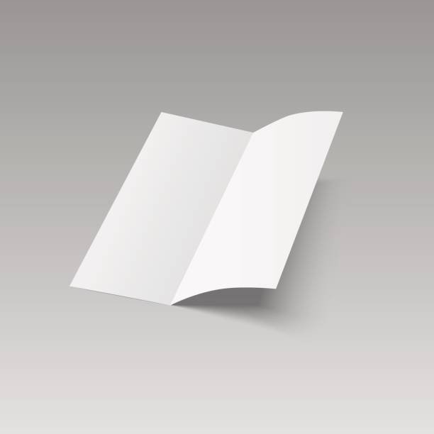 istock Mockup opened magazine, journal, booklet, postcard, flyer, business card or brochure . Vector Illustration. 836210950