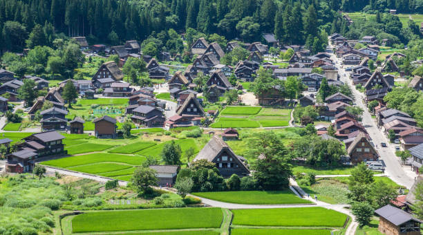istock traditional beautiful village in Japan 836211202