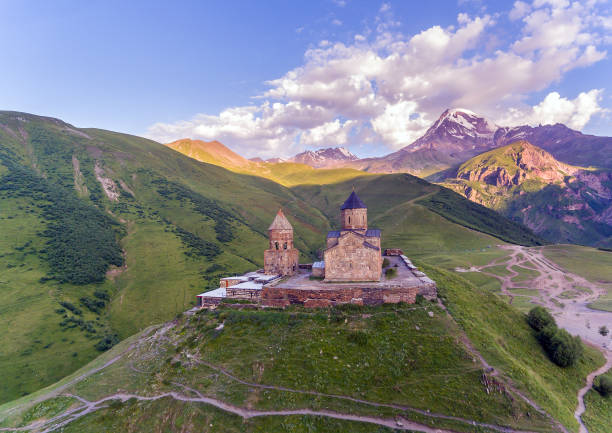 istock Gergeti monastery. Georgia. Europe 836220232