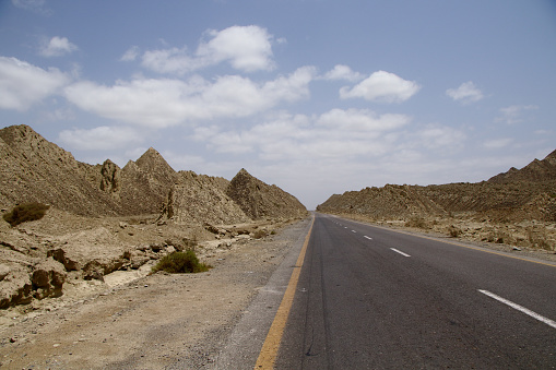 Makran Coastal Highway was built to facilitate traffic from Gawadar Port to the rest of the country. Its goes through beautiful terrain of Balochistan