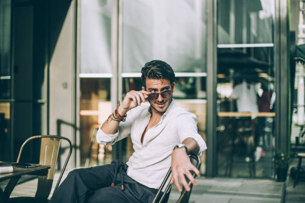 istock Handsome gay in coffee shop 836234332