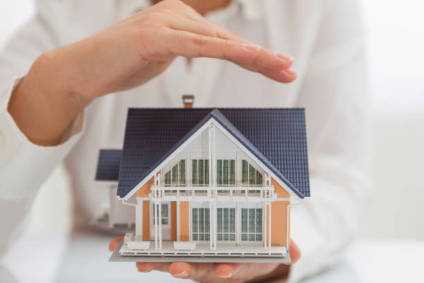 istock Real estate insurance concept 836234374