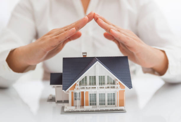 istock Real estate insurance concept 836234468