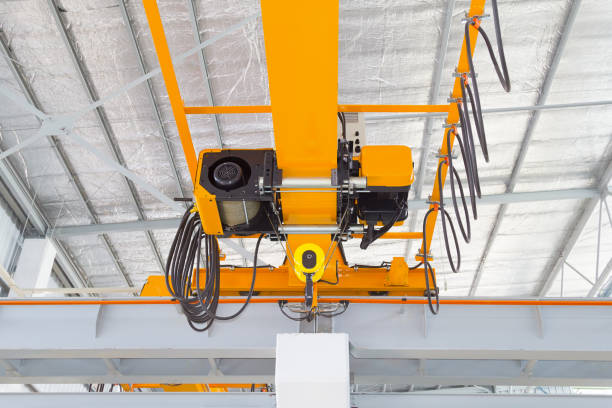 istock Overhead Crane Factory 836234722