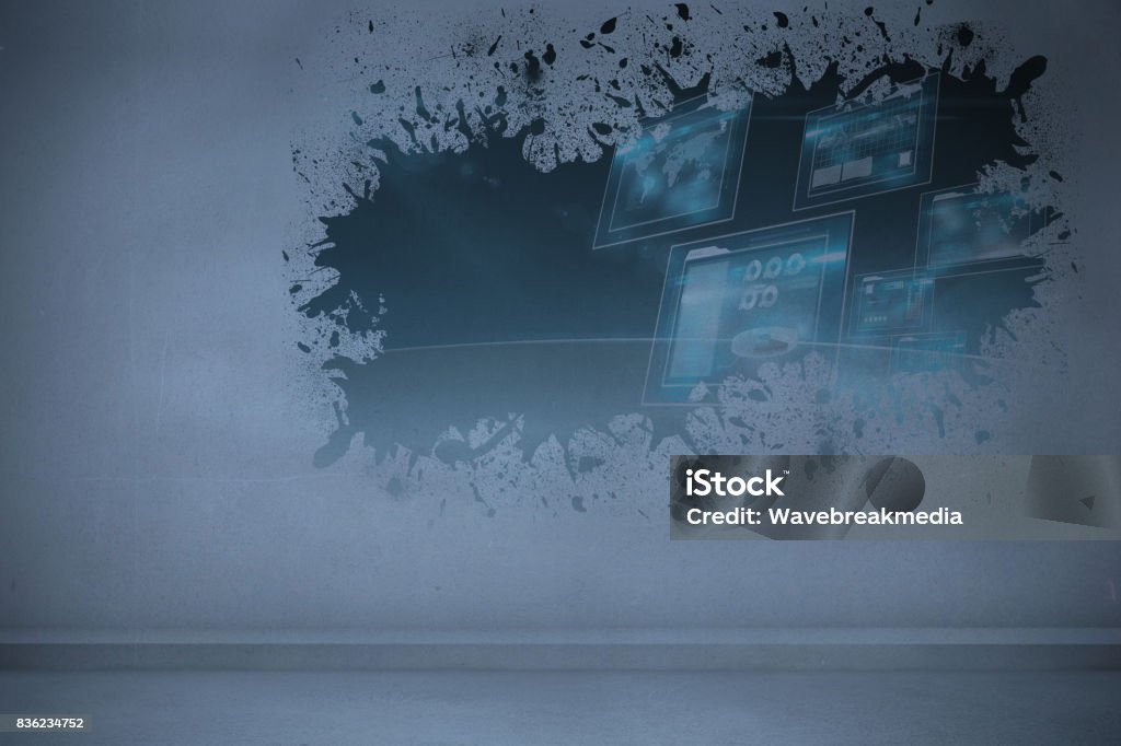 Computer Splash Splash Showing Technology Interface Stock Photo - Download Image Now ...