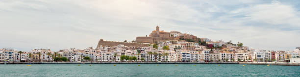 dalt vila ibiza - ibiza town stock-fotos und bilder