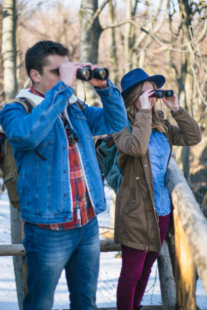 istock Couple of hikers in the mountains 836237452