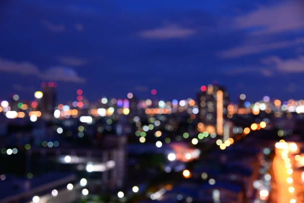 istock Bokeh light on the city, lens blur. 836241346