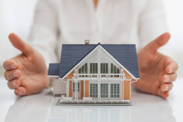 istock Real estate insurance concept 836261342