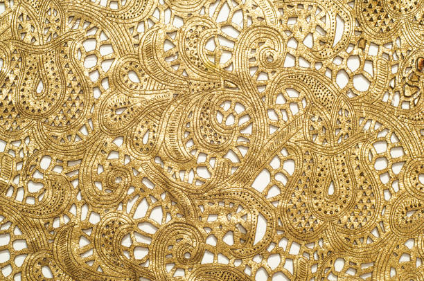 Seamlessly repeating lace pattern, digital collage from embroidered lace photo. Wallpaper pattern. Great for lace design, fabric and drapery prints. 