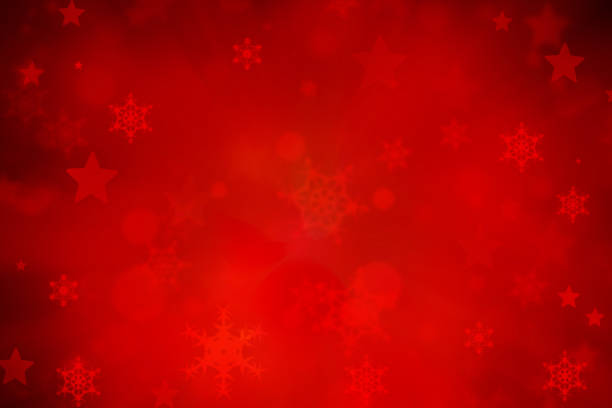 istock Snowflakes On Red Christmas Background 836279522