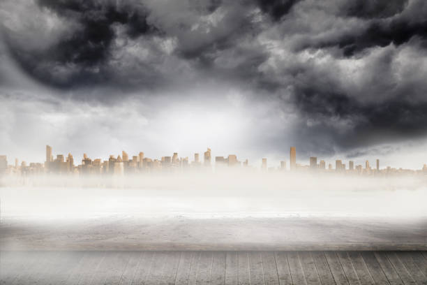 istock Large city on the horizon 836280020