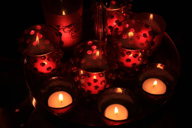 istock Red votives and candles 836280174